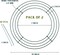 Pack of 2 Wire Wreath Frame (10 Inch) – Round Metal Wreath Form for Crafts & Floral Decorations on Weddings Christmas Home Party Celebrations, Dark Green
